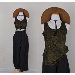 Vintage 80s Metallic‎ Sleeveless Tank
